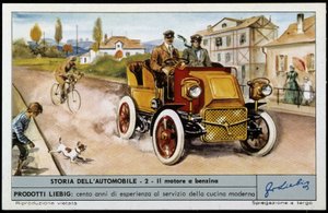 Daimler w cylindrach 1897:4, 4-suwowy, 20 KM. autorstwa Unknown artist