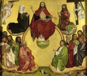 Sąd Ostateczny. Około 1500 autorstwa Unknown