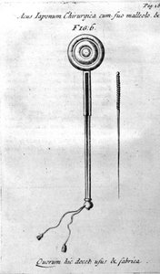 De Acupunctura autorstwa W.Ten Rhijn. Londyn 1683. Pierwszy zachodni tekst dotyczący akupunktury. autorstwa Unknown artist