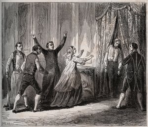 Śmierć księcia Conde (Louis VI Henri de Bourbon Conde autorstwa Unknown artist