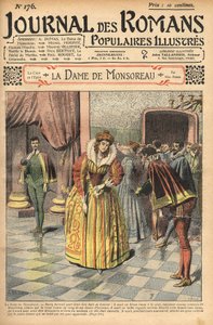 Diane, uznana za hrabinę Monsoreau, została przyznana na dwór. Ilustracja do „Pani Monsoreau” autorstwa Alexandre