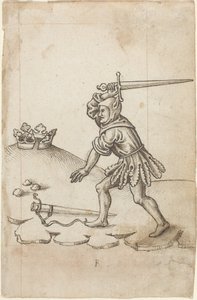 Nie łam korony [fol. 43 recto], ok. 1512-1515 (pióro i czarny tusz na papierze czerpanym) autorstwa Unknown Artist