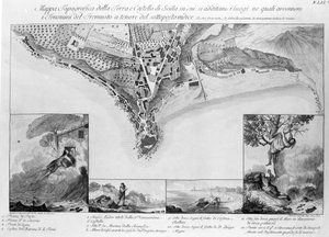 Trzęsienie ziemi, które miało miejsce w Scilla (Włochy) w 1783 roku. autorstwa Unknown artist