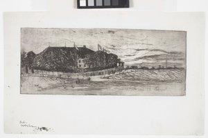 Ein Münchner Bierkeller (Piwiarnia w Monachium); Bawaria Keller (akwaforta) autorstwa Unknown artist