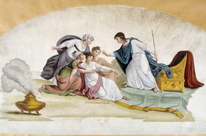 omdlenie Estery - projekt fanowski, ok. 1930 r. 1810. autorstwa Unknown artist