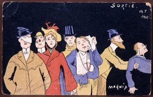 Wyjście M. F. Paki, początek XX wieku (ilustracja) autorstwa Unknown Artist