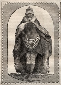 Wyprawa w głąb ziem RPA (1775) Andersa Sparrmana (1748-1820): hottentote (kobieta Khoikhoi) - ilustracja zaczerpnięta z „Wielkich żeglarzy XVIII wieku”” autorstwa Unknown artist