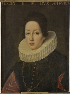 Ferdynand II de Medicis - Portret Ferdynanda II Medyceusza, Wielkiego Księcia Toskanii (1610-1670), Anonim. Olej na płótnie. Wymiar: 64x49 cm. Muzeum Narodowe w Sztokholmie autorstwa Unknown artist