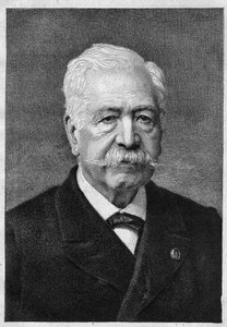 Ferdinand de Lesseps (1805-1894), francuski dyplomata i administrator. autorstwa Unknown artist