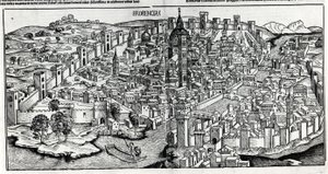 Florencja w 1470 r. autorstwa Unknown artist