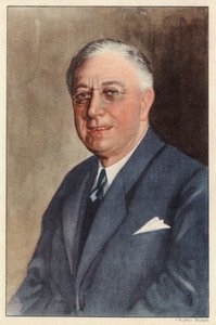 Franklin D. Roosevelt (ilustracja) autorstwa Unknown artist