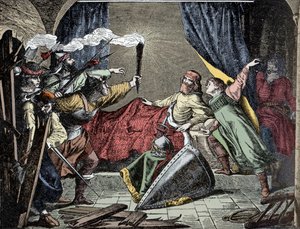 Friedrich Barbarossa w Suzie - Cesarz Fryderyk Barberousse (Fryderyk I Hohenstaufen) autorstwa Unknown artist