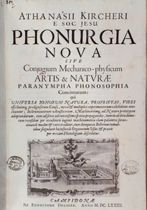 Frontyspis Phonurgia nova (1673) autorstwa Unknown artist