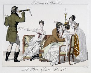 Gra: spód świecznika - w „”dobrym gatunku””, nr 46 autorstwa Unknown artist