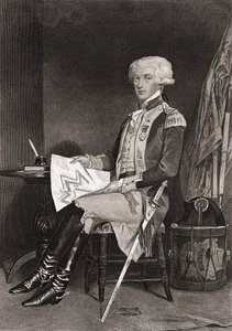 Generał La Fayette (Lafayette) (1757-1834). autorstwa Unknown artist