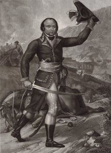 Generał Thomas-Alexandre Dumas w mundurze francuskiego oficera armii republikańskiej -Alexandre Davy de la Pailleterie powiedział Dumas (1762-1806) Francuski oficer ojciec francuskiego pisarza Alexandre Dumasa Ojciec - le generał Thomas Alexandre Davy de l autorstwa Unknown artist