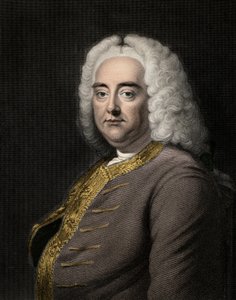 George Frideric Handel (George Frederick Handel, Georg Friedrich Handel) autorstwa Unknown artist