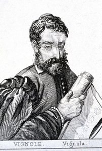 Giacomo Barozzi, vel Vignola, po francusku Le Vignole (1507 - 1573) Włoski architekt. autorstwa Unknown artist