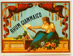 Reklama alkoholu rumowego Giammaico (Chromolitografia, koniec XIX wieku) autorstwa Unknown artist