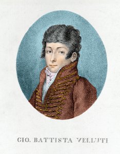 Giovanni Battista Velluti (1781-1861), ostatnia opera kastratów. autorstwa Unknown artist