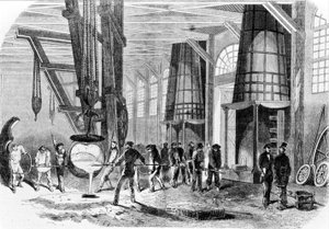 Odlewnia Grenelle w 1885 roku. autorstwa Unknown artist