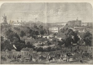 Hamburg - Niemcy - Wystawa Ogrodnicza 1869 - Hamburg - park Międzynarodowej Wystawy Ogrodniczej autorstwa Unknown artist
