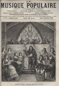 Handel dyryguje jednym ze swoich oratorium - George Frederick Handel (Georg Friedrich Handel autorstwa Unknown artist