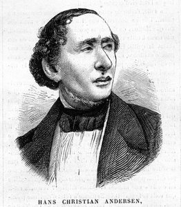 Hans Christian Andersen. Duński pisarz 1805-1875 autorstwa Unknown artist