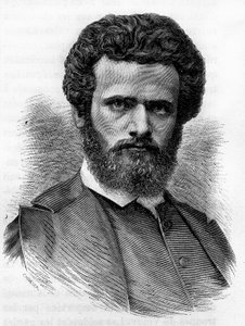 Henri Regnault (1843-1871), malarz francuski. Rycina z końca XIX wieku w „Histoire de France” H. Martina. autorstwa Unknown artist
