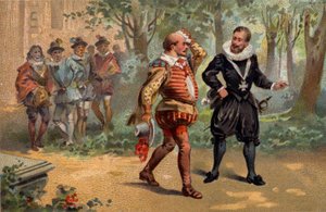 Henryk IV król Francji i Henryk Lotaryngii, książę Mayenne i Aiguillon (1578-1621). autorstwa Unknown artist