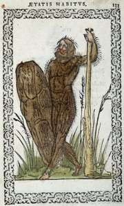 Homme sauvage - w „Habits et effigies” Jeana Sluperiusa autorstwa Unknown artist