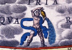 Horoskop: znak zodiaku, Wodnik. autorstwa Unknown artist