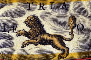 Horoskop: znak zodiaku, Lew. autorstwa Unknown artist