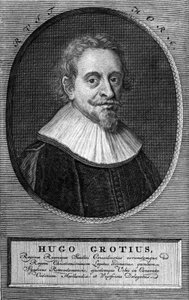 Hugo Grotius (1583-1645) (Huig de Groot), holenderski prawnik i dyplomata. autorstwa Unknown artist