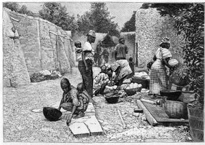Human Zoo - wystawa etnograficzna Afryki Zachodniej na Polach Marsowych (Paryż) autorstwa Unknown artist