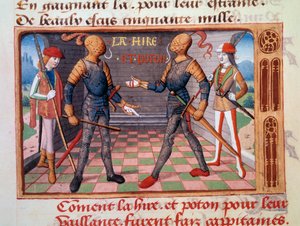 Wojna stuletnia: „Etienne de Vignoles lub Vignolles dit La Hire (Lahire) (1390-1443) i Jean Poton, pan Xaintrailles (lub Saintrailles) (w. 1400 do 1461), towarzysze Joanny d