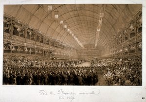 Ilustracja przedstawiająca Międzynarodową Wystawę z 1867 r. (Exposition Universelle d