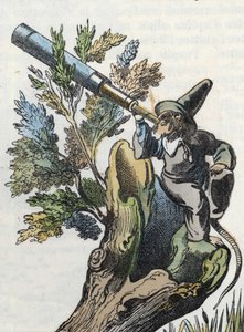 Ilustracja do bajki „Straszny Raminagrobis i myszy”””””””””””””””””””””””””””””””””””””””””””””””””””. W „Opowieściach z domu dla najmłodszych””. Anonimowy rycina z XIX wieku. autorstwa Unknown artist