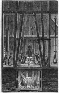 Wnętrze studni artesien Passy z 1888 r. w „Gazecie Młodzieży” z 1888 r. autorstwa Unknown artist