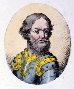 Iwan III Wasiljewicz Wielki (1440 1505). Wielki Książę Moskwy i Wszechrusi (1462-1505). rycina z początku XIX wieku autorstwa Unknown artist