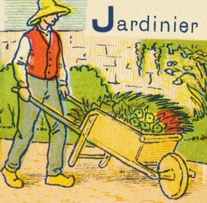 J jako Ogrodnik autorstwa Unknown artist