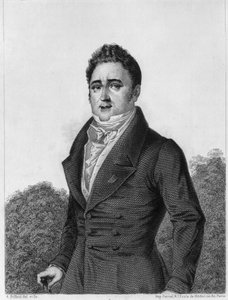 Jacques Lafitte (1767-1844), francuski bankier i polityk - rycina w „Historii życia politycznego i prywatnego Ludwika Filipa” autorstwa Unknown artist