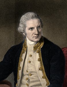 James Cook 1728-1779 - rycina - XIX wiek autorstwa Unknown artist