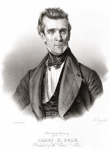 James K. Polk, Prezydent Stanów Zjednoczonych autorstwa Unknown artist