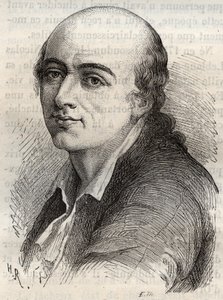 Jean-Claude Delametherie (Jean Claude la metherie) (1743-1817) Francuski przyrodnik, mineralog i paleontolgista. autorstwa Unknown artist