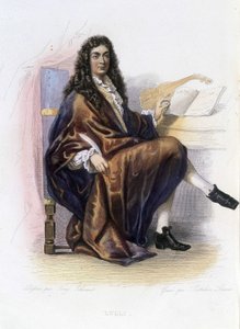 Jean Baptiste Lully (1632-1687) - w „Le Plutarque francais” ”, wyd. Mennechet autorstwa Unknown artist