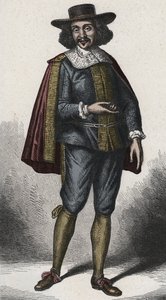 Jean Baptiste Poquelin Moliere 1622-1673 - (Jean-Baptiste Poquelin autorstwa Unknown artist