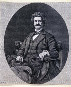 Johann II Strauss Jr. (1825-1899), muzyk austriacki. autorstwa Unknown artist