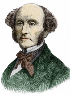 John Stuart Mill (1806 - 1873), brytyjski filozof i ekonomista. autorstwa Unknown artist