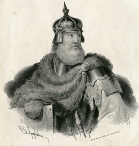 Kestutis - Wielki Książę Litewski i Książę Trocki 1297-1382 autorstwa Unknown artist